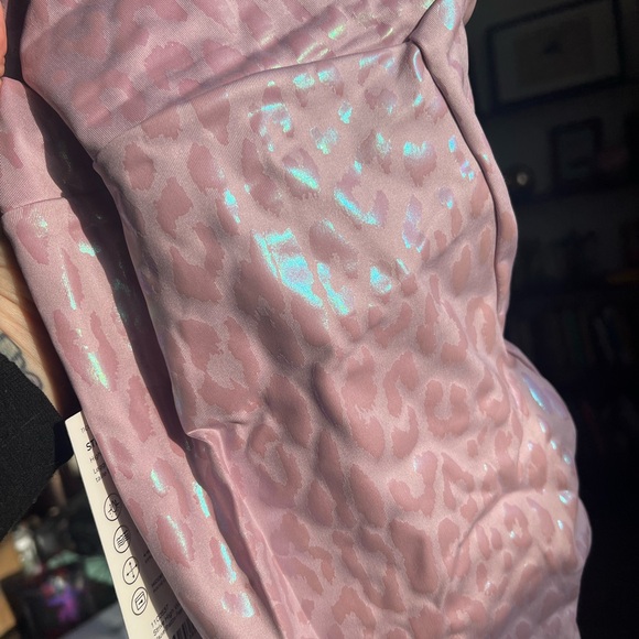 MPG sports - Strive high waisted 7/8 legging mauve pearl cheetah - Picture 4 of 4